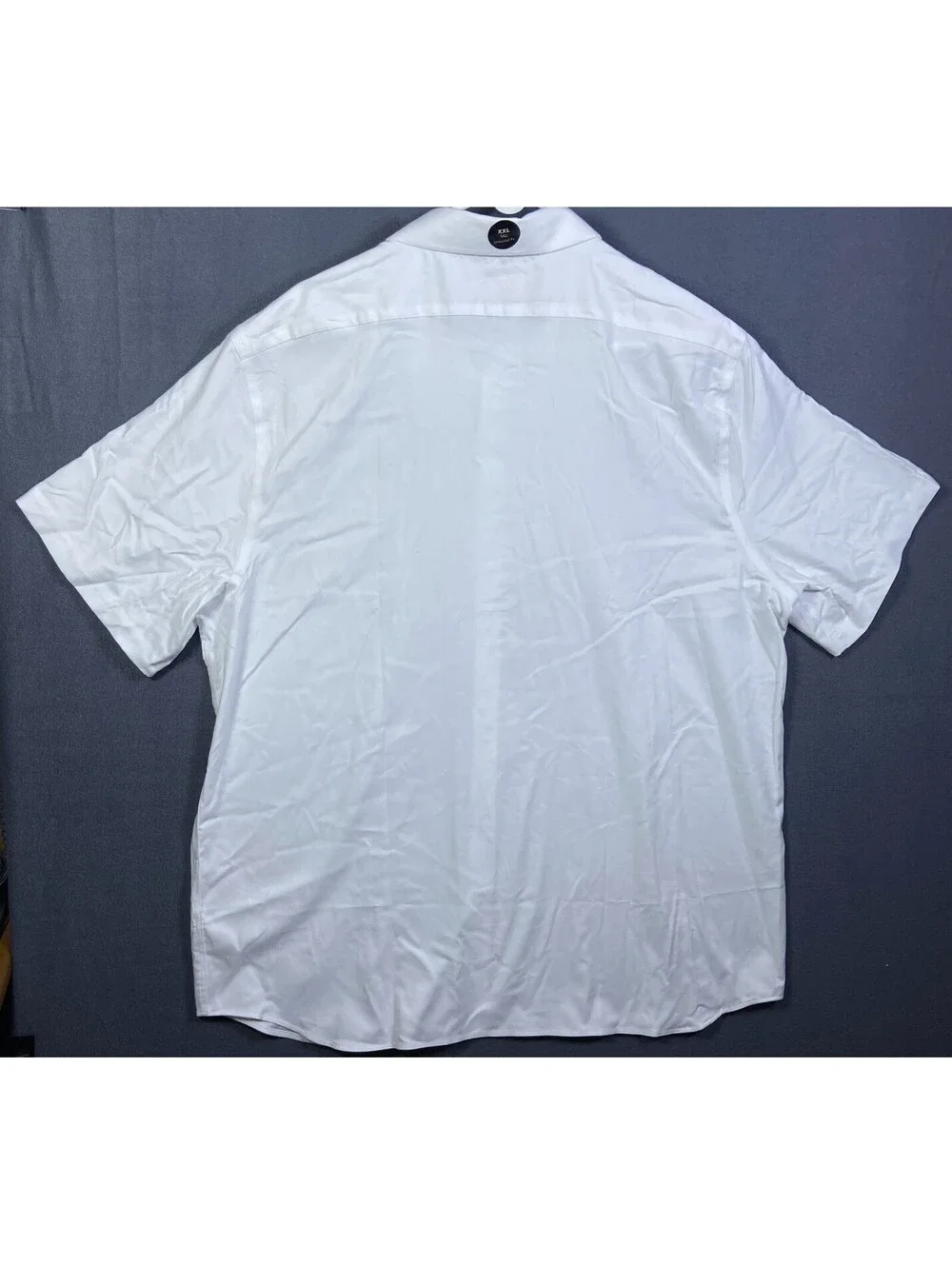 NEW Banana Republic Mens Slim Fit SS Untucked Dress Shirt Sz XXL Tall Retail $70